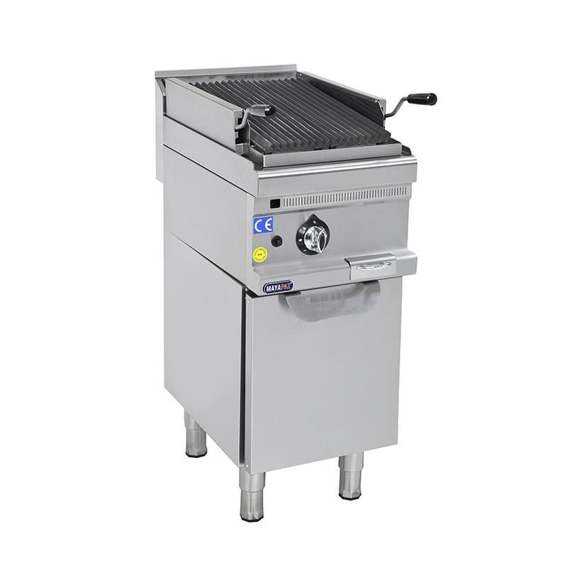 MAYAPAZ M-DLIG 460 Lavataşlı Izgara, Gazlı, Alt Dolaplı, 400x630x850 mm, 600 Serisi